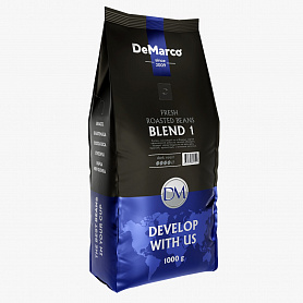 Кофе в зернах DeMarco Fresh Roast "Blend 1" 1000 г